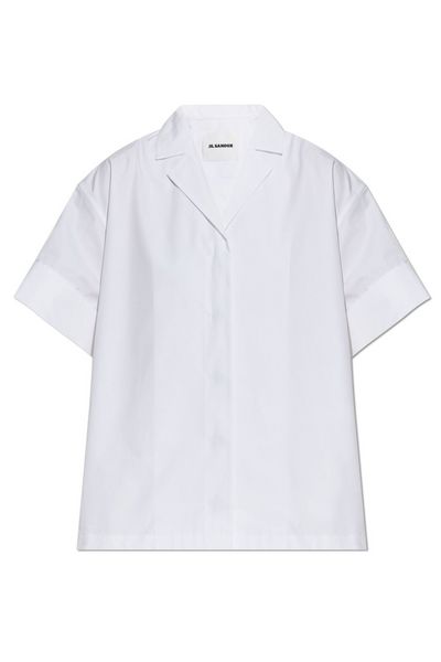 Jil Sander Short-Sleeved Poplin Shirt