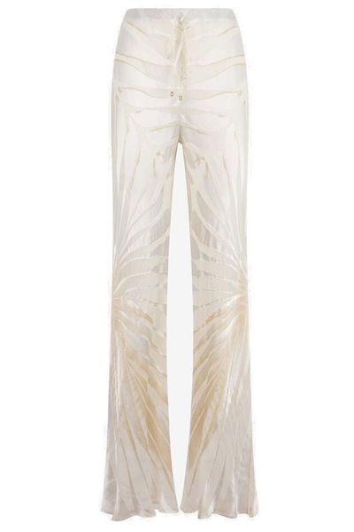 Roberto Cavalli Ray Devoré Print Trousers