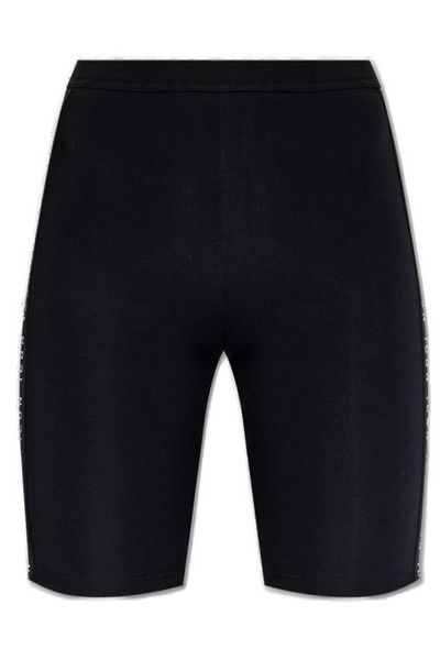 Dsquared2 High-Waist Logo-Tape Stretched Shorts