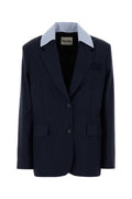 Miu Miu Single Breasted Tailored Blazer