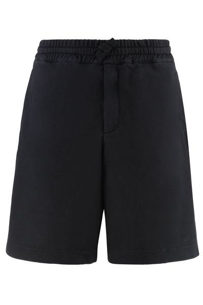 Alexander McQueen Logo Embroidered Drawstring Shorts