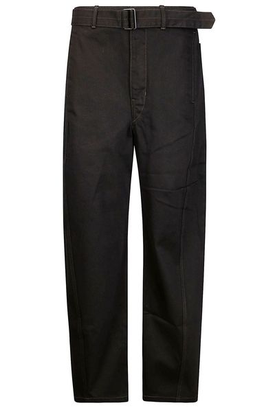 Lemaire Belted Wide-Leg Trousers
