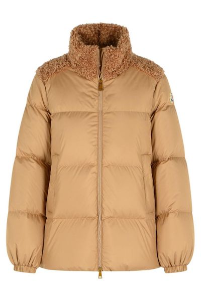 Moncler Esnaie Logo Patch Zip-Up Jacket
