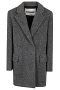 Jil Sander Mélange-Effect Felted Blazer