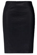 Givenchy 4G Embossed Leather Skirt