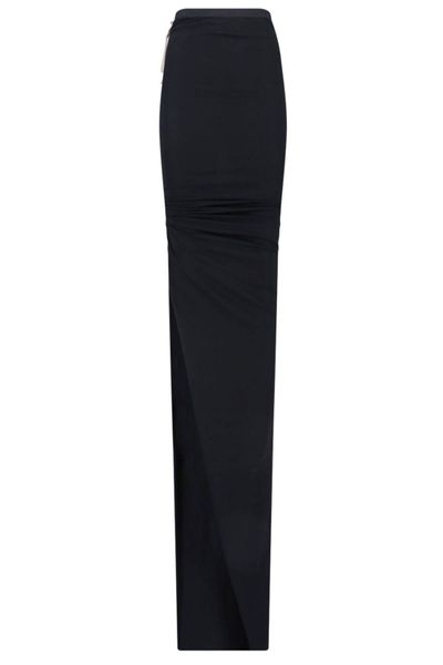 Rick Owens Asymmetrical Maxi Skirt
