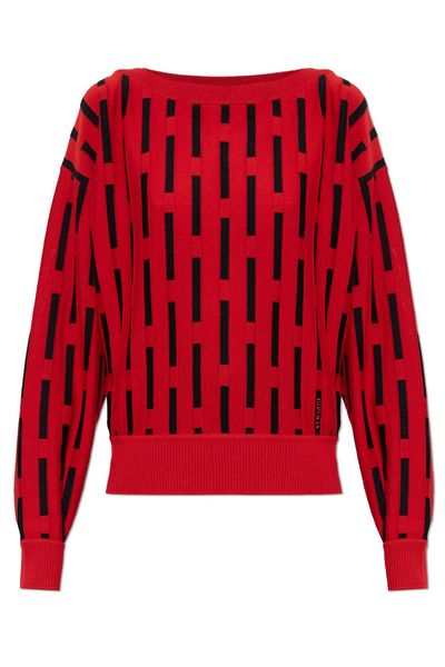 Versace Logo-Embroidered Crewneck Jumper