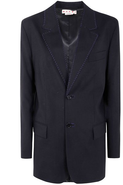 Marni Single Breasted Long Jacket