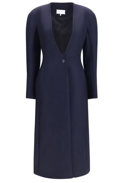 Maison Margiela V-Neck Long Coat