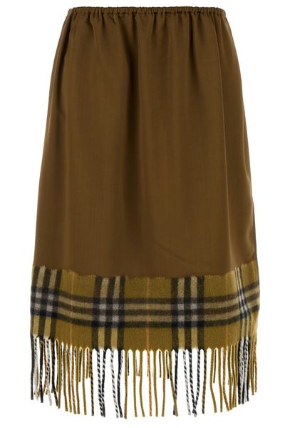 Burberry Classic Check Detailed Skirt