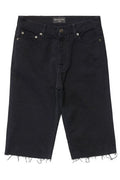Balenciaga Distressed-Effect Knee-Length Shorts