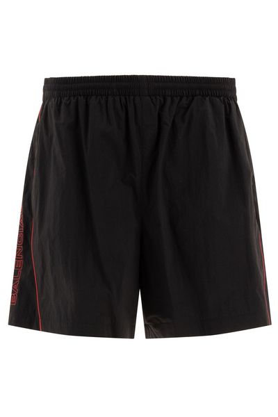 Balenciaga Logo Embroidered Tracksuit Shorts