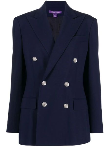 Ralph Lauren Collection Double-Breasted Long-Sleeved Coat