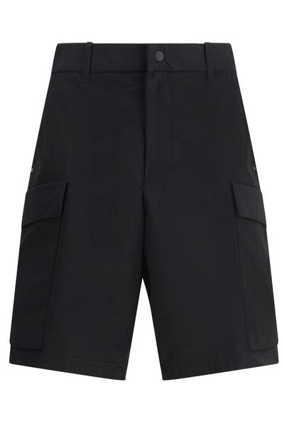 Moncler Logo Patch Cargo Shorts