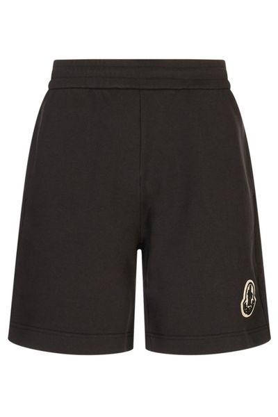 Moncler Logo Patch Bermuda Shorts