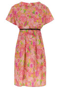 Prada Floral-Printed Short-Sleeved Dress