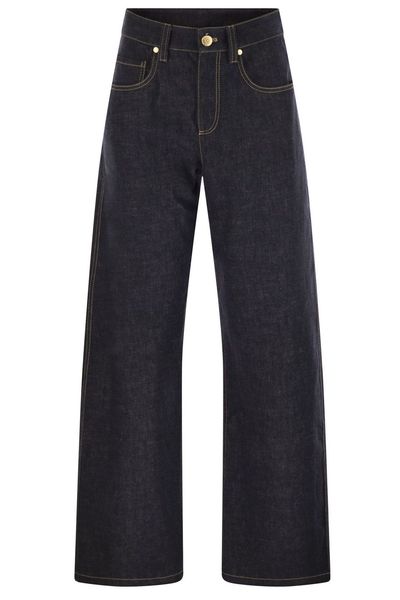 Brunello Cucinelli Loose Flared Jeans