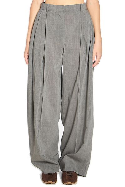 Jacquemus High Rise Pleated Trousers