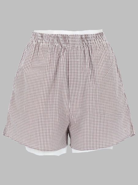 A.P.C. Checked Elastic-Waist Shorts