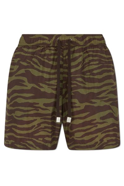 The Attico Zebra Printed Shorts