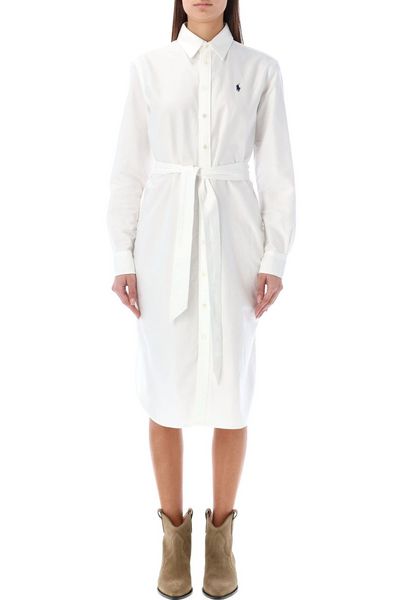 Polo Ralph Lauren Belted Oxford Shirtdress