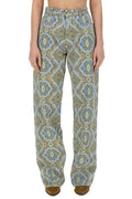 Etro Paisley-Printed Denim Jeans