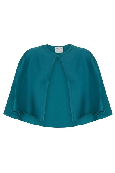 Forte Forte Silk Button-Front Cape