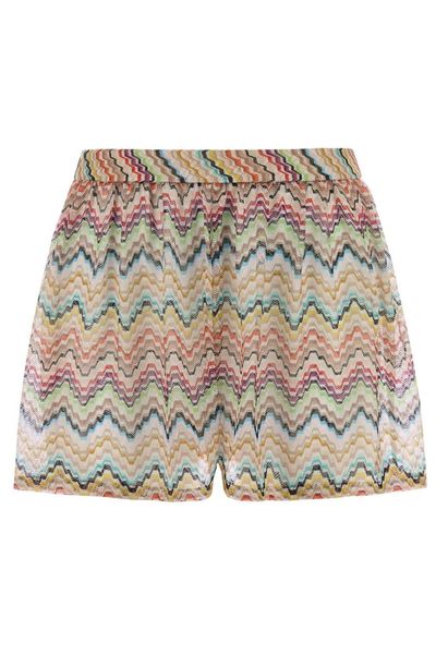 Missoni Zigzag-Knit Elasticated-Waistband Shorts