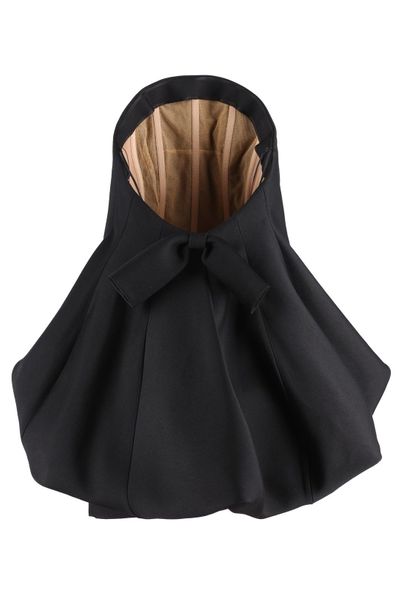 Balenciaga Bow Cape Mini Dress