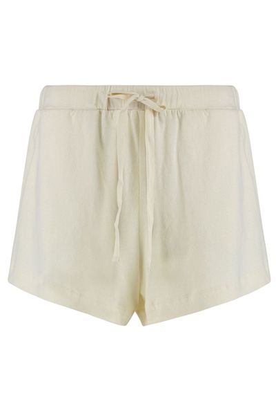 THE GREAT. Drawstring Cotton Shorts