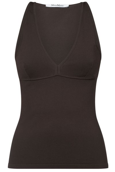 Max Mara Armida1234 V-Neck Sleeveless Top