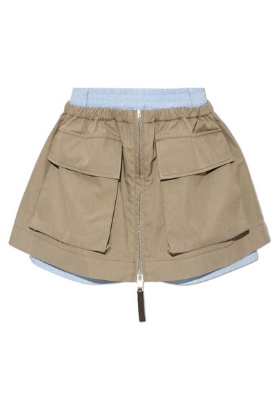 Moschino Pocket Detail Elasticated Waistband Skort