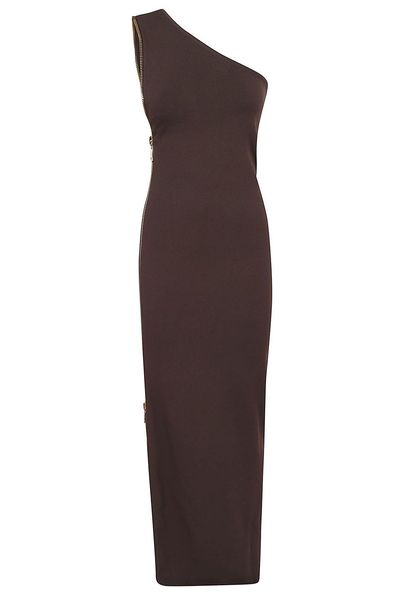 Elisabetta Franchi One-Shoulder Knitted Dress