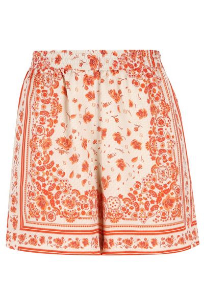 Fendi Coral Bandana Printed Shorts