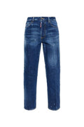Dsquared2 Distressed Logo Patch Jeans