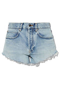 Balenciaga Raw Hem Denim Shorts