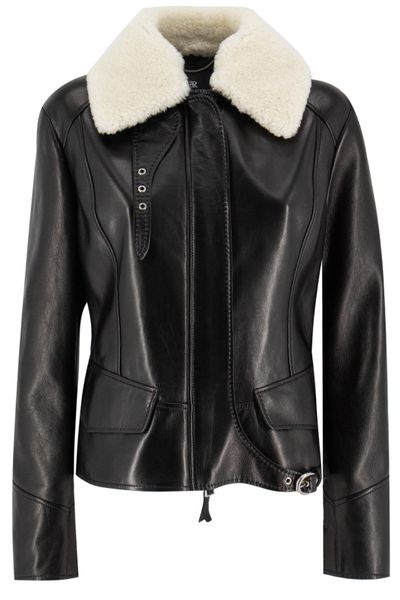Ermanno Scervino Zipped Leather Jacket