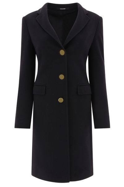 Tagliatore Notched-Lapels Single-Breasted Coat