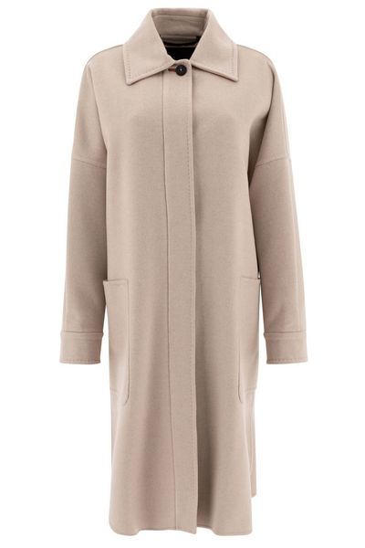 Max Mara Atelier Baruffa Button Detailed Oversized Coat