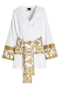 Versace Baroque Printed Belted Waist Robe