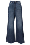 Stella McCartney Frayed Wide Leg Jeans