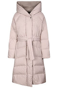 Moorer Belted Hooded Down Jacket