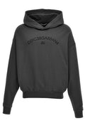Dolce & Gabbana Logo Printed Cropped Hoodie