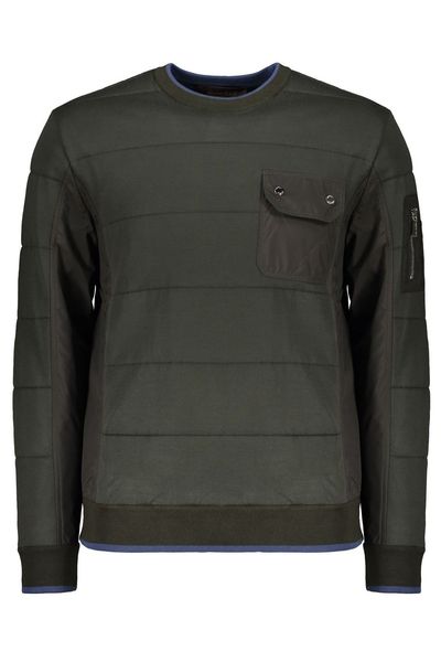 Moorer Pocket Detailed Crewneck Sweatshirt