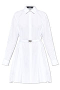 Versace Lace Inserts Shirt Dress