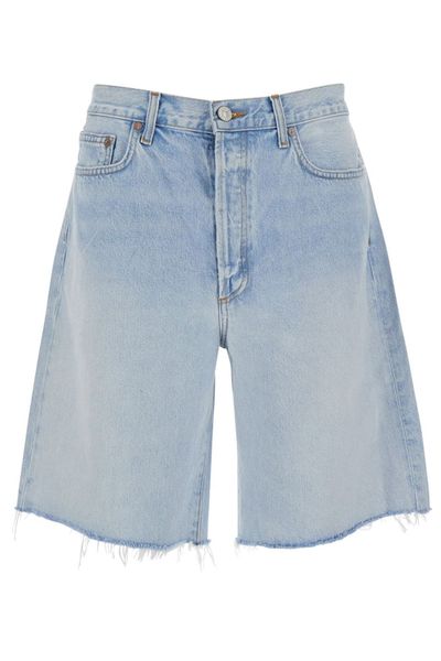 AGOLDE Anson Raw Hem Denim Shorts