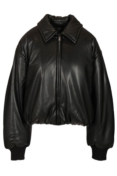 Acne Studios Zip-Up Padded Leather Jacket