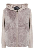 Fabiana Filippi Shearling Zip Hooded Jacket