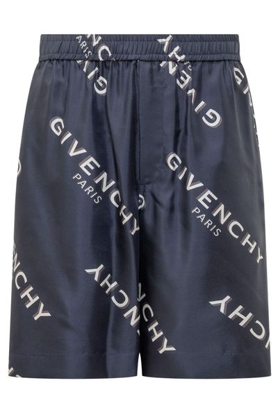Givenchy Logo Shadow Printed Bermuda Shorts