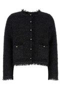 Gucci Tweed Button-Up Cardigan